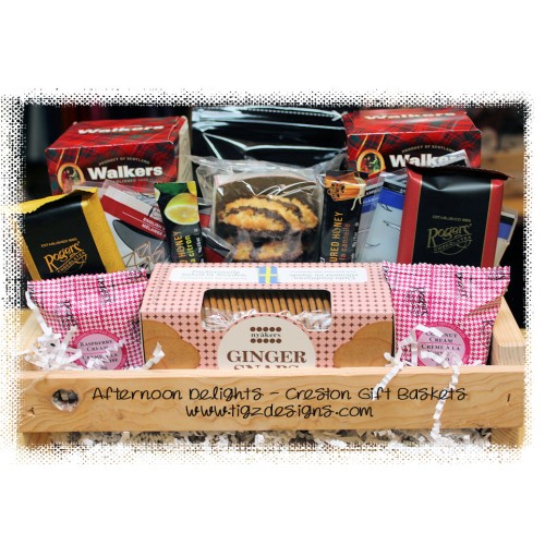 Afternoon Delights Gift Basket - Sweets, Coffee & Tea